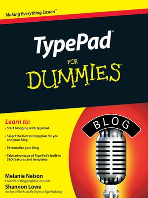 cover image of TypePad For Dummies